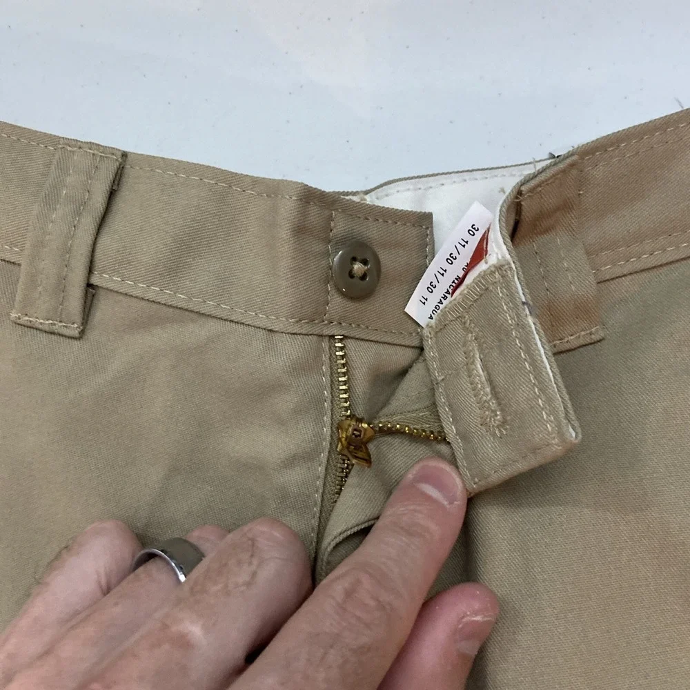 Dickies Mens Shorts 30 Beige LR303DS Workwear Utility Khaki 11 Inseam